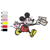 Mickey Mouse Cartoon Embroidery 10